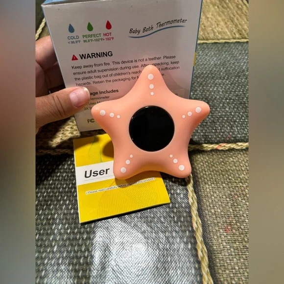 Baby Bath Thermometer - Blue and Yellow - Picture 7 of 8